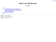 Tablet Screenshot of john2x.com